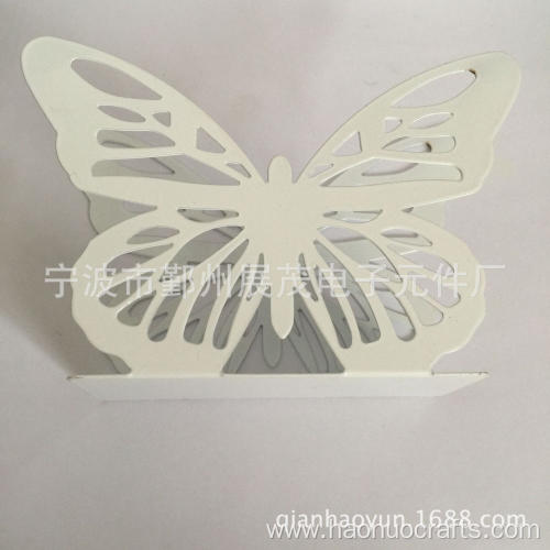 Butterfly paper towel rack hollow iron crafts ornaments